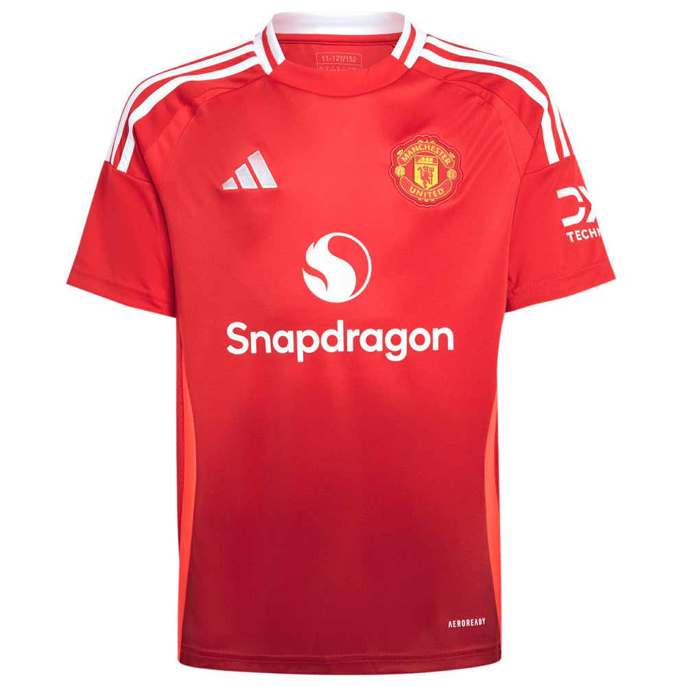 Manchester United Youth 2024/25 Home Replica Custom Jersey - Red | Adidas cheap