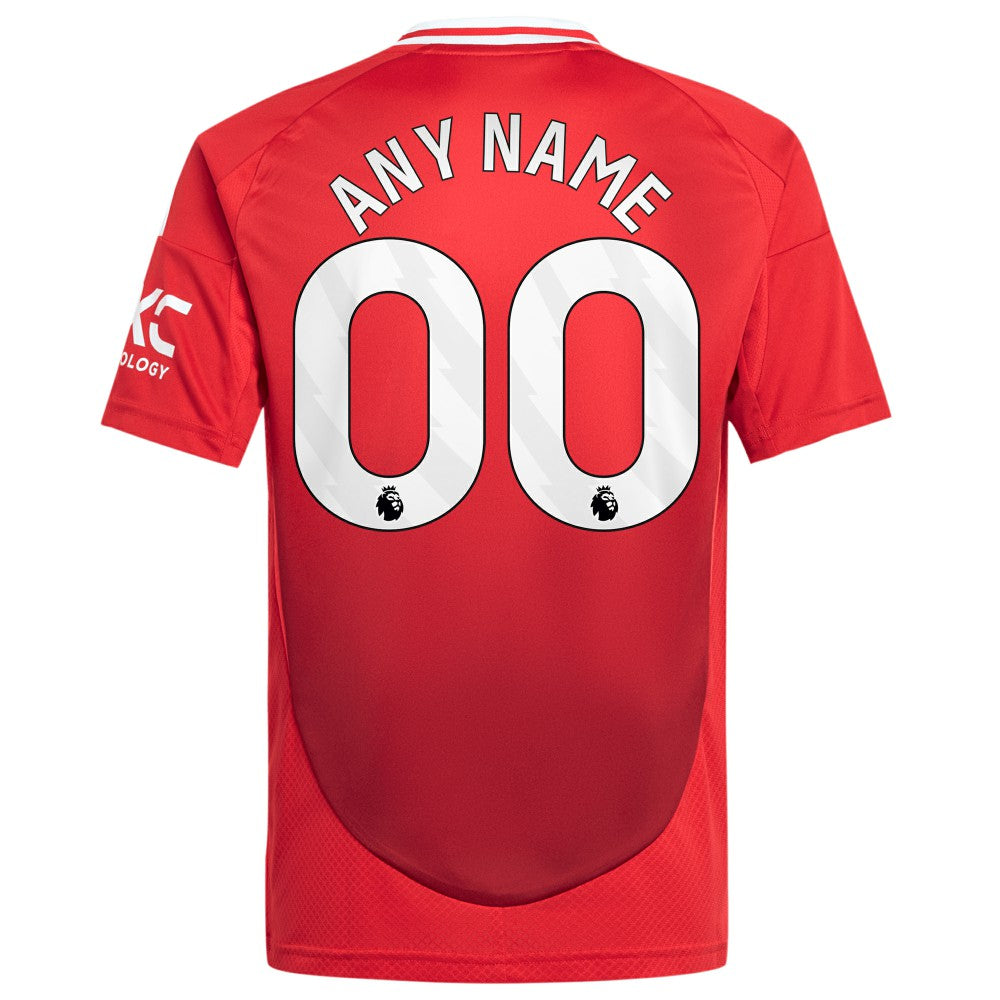 Manchester United Youth 2024/25 Home Replica Custom Jersey - Red | Adidas cheap
