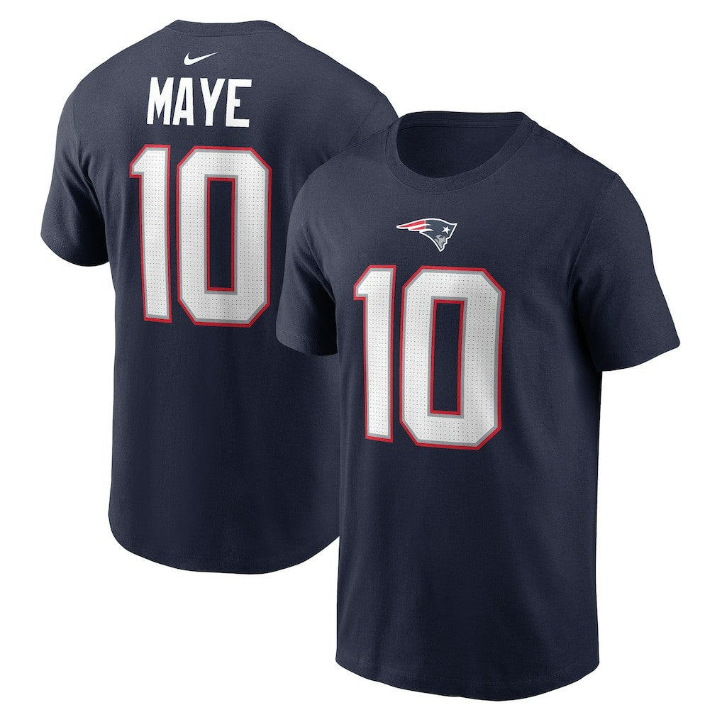 Drake Maye New England Patriots Name & Number T-Shirt - Navy | Nike discount