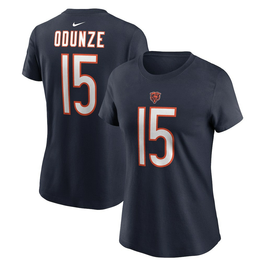 Rome Odunze Chicago Bears Women's Name & Number T-Shirt - Navy | Nike on sale