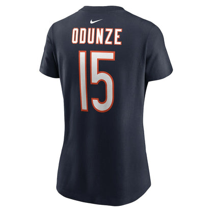 Rome Odunze Chicago Bears Women's Name & Number T-Shirt - Navy | Nike on sale
