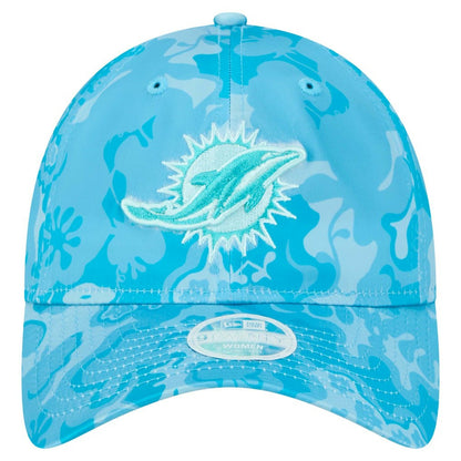 Miami Dolphins New Era Women's Trippy 9TWENTY Adjustable Hat - Aqua outlet