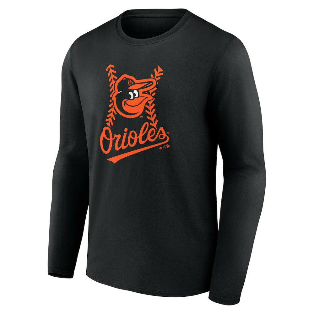 Jackson Holliday Baltimore Orioles Fastball Player Name & Number Long Sleeve T-Shirt - Black
