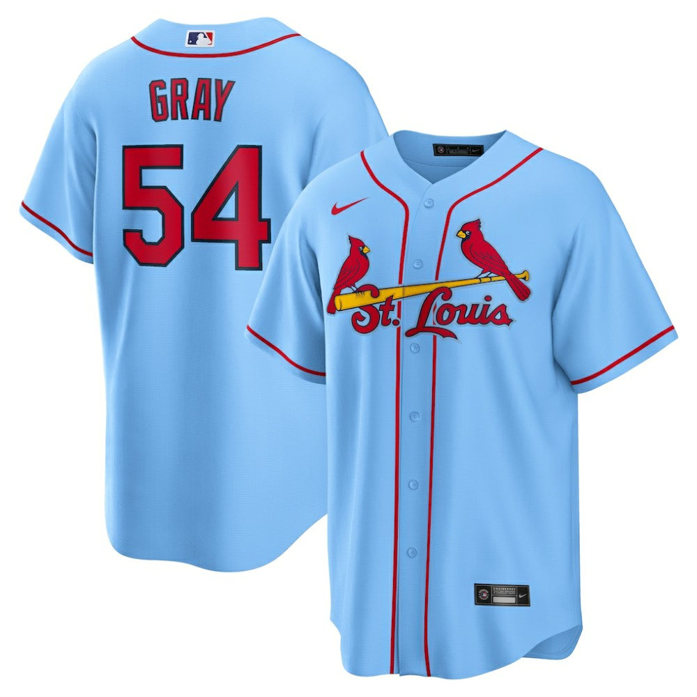 Sonny Gray St. Louis Cardinals Alternate Replica Jersey - Light Blue | Nike