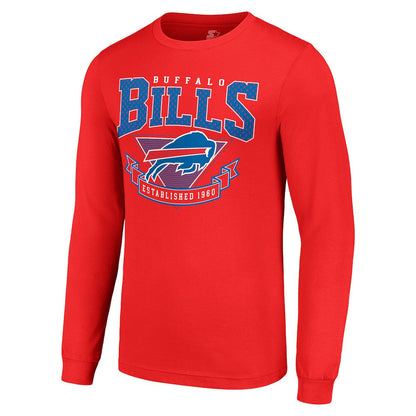 Buffalo Bills Starter '80s Inspired Team Logo Long Sleeve T-Shirt - Red outlet