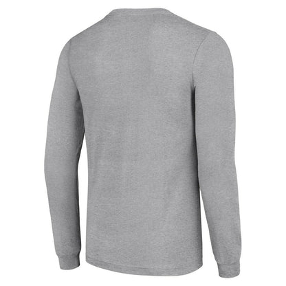 Minnesota Vikings Starter '80s Inspired Team Logo Long Sleeve T-Shirt - Heather Gray outlet