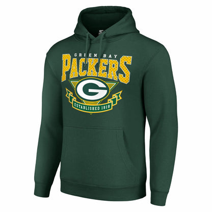 Green Bay Packers Starter ‘80s Inspired Pullover Hoodie - Green online