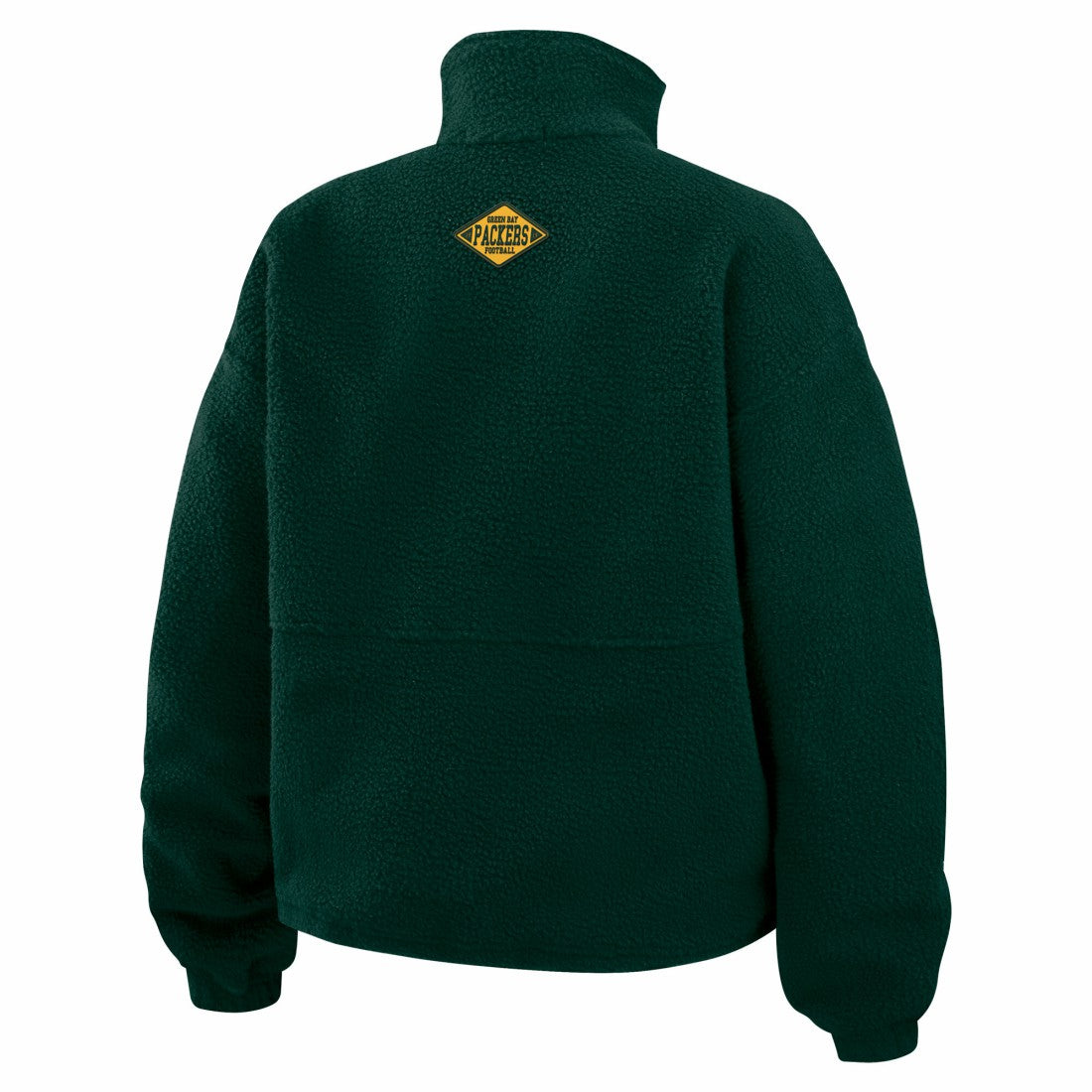 Green Bay Packers WEAR by Erin Andrews Women's Polar Fleece Half-Zip Jacket - Green cheap