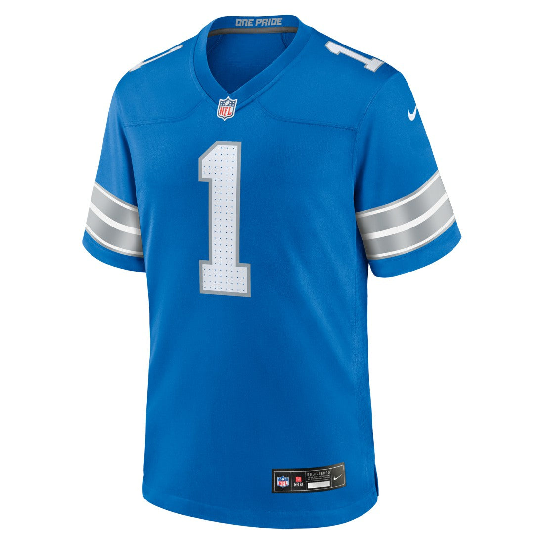 Number 1 Dad Detroit Lions Game Jersey - Blue | Nike for sale