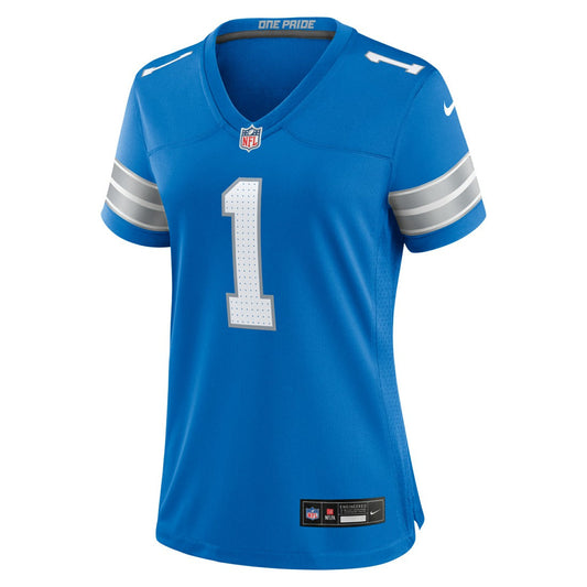 Number 1 Mom Detroit Lions Game Jersey - Blue | Nike discount