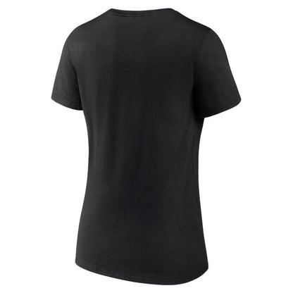Colorado Rockies Women's Elevation V-Neck T-Shirt - Black