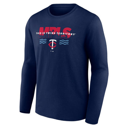 Minnesota Twins Territory Long Sleeve T-Shirt - Navy