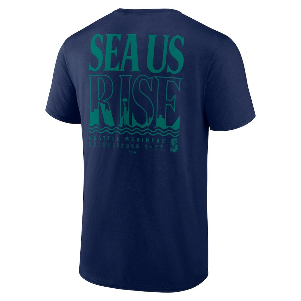 Seattle Mariners Sea Us Rise T-Shirt - Navy