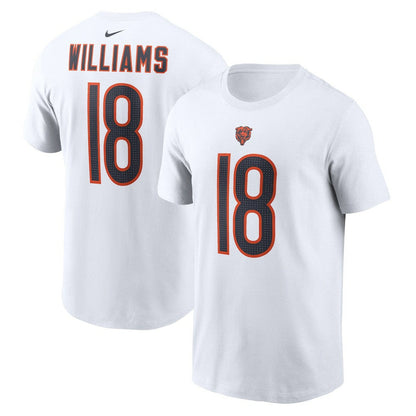 Caleb Williams Chicago Bears Name & Number T-Shirt - White | Nike sale