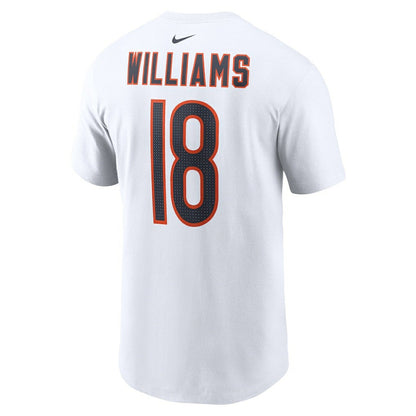 Caleb Williams Chicago Bears Name & Number T-Shirt - White | Nike sale