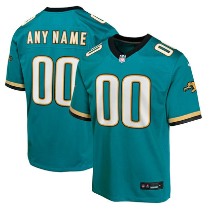 Jacksonville Jaguars Youth Prowler Throwback Custom Game Jersey - Teal | Nike online
