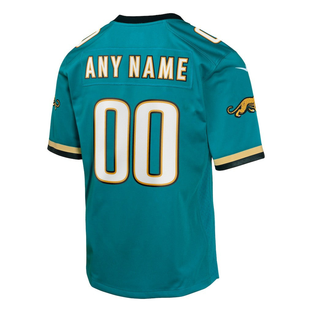 Jacksonville Jaguars Youth Prowler Throwback Custom Game Jersey - Teal | Nike online