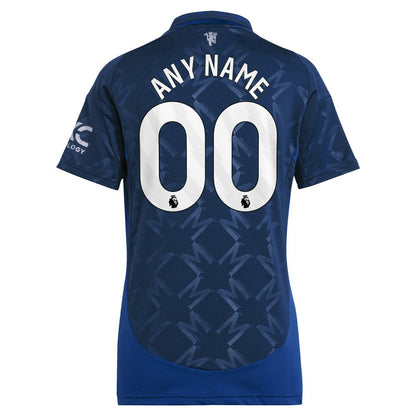 Manchester United Women's 2024/25 Away Replica Custom Jersey - Navy | Adidas sale