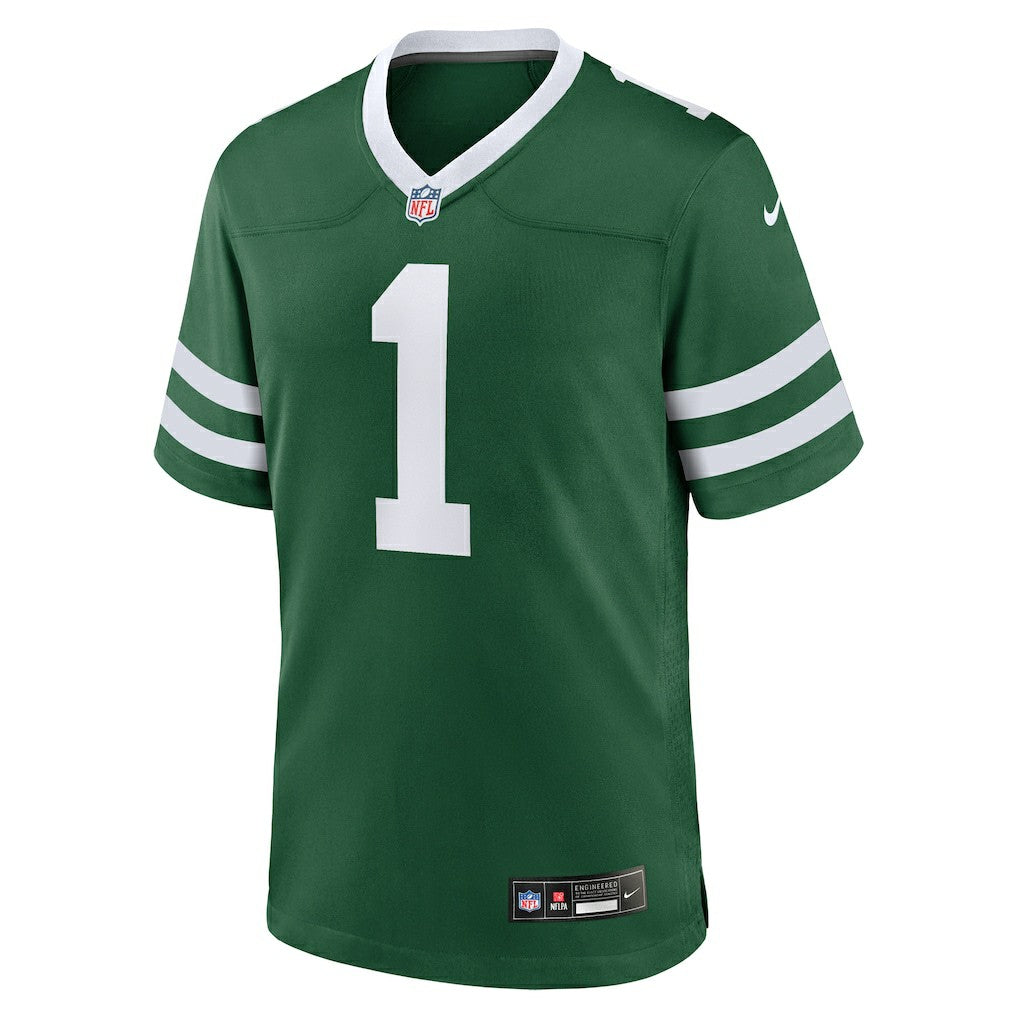 New York Jets #1 Dad Game Jersey - Legacy Green | Nike cheap
