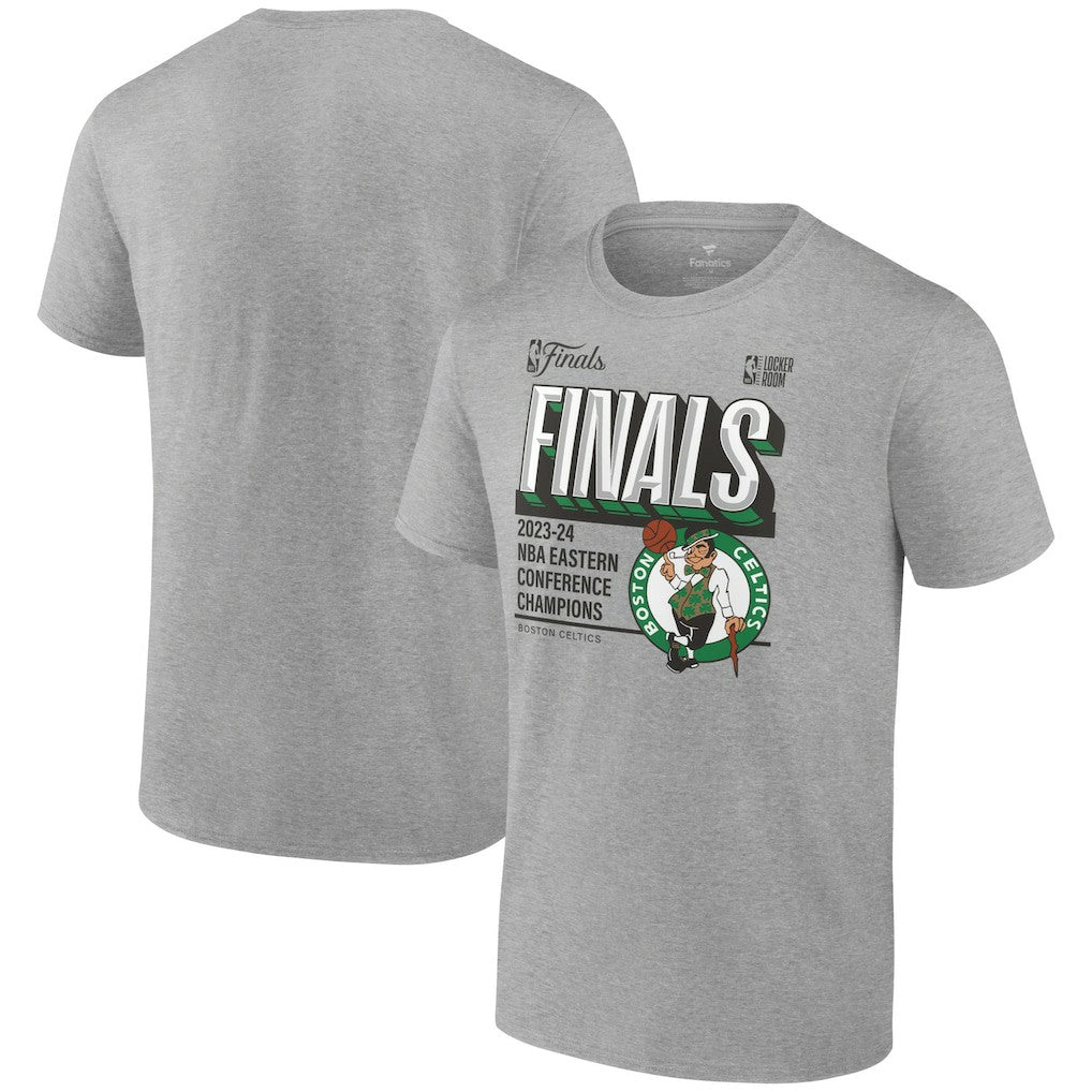 Boston Celtics 2024 Eastern Conference Champions Locker Room Post Up Move T-Shirt - Steel | Fanatics for sale