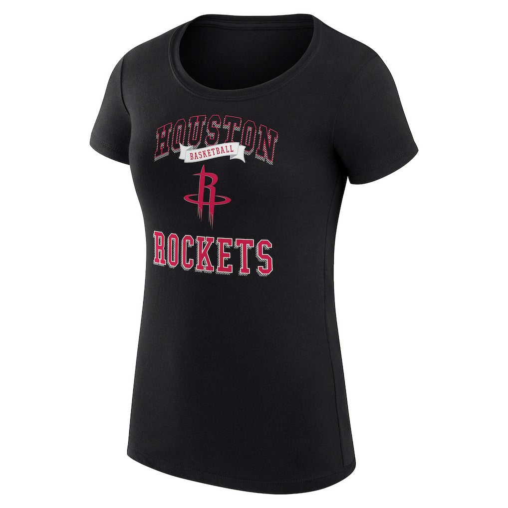 Houston Rockets G-III 4Her by Carl Banks Women's Super-Slim Fit Lightweight Team Logo T-Shirt - Black online