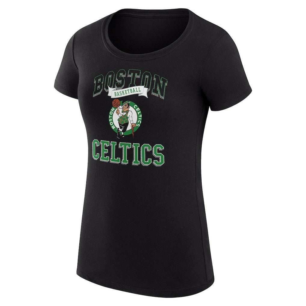 Boston Celtics G-III 4Her by Carl Banks Women's Super-Slim Fit Lightweight Team Logo T-Shirt - Black shop