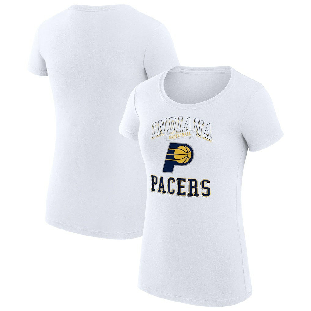 Indiana Pacers G-III 4Her by Carl Banks Women's Super-Slim Fit Lightweight Team Logo T-Shirt - White online