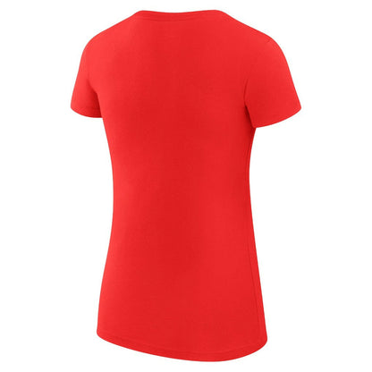 Detroit Pistons G-III 4Her by Carl Banks Women's Super-Slim Fit Lightweight Team Logo T-Shirt sale - Red online