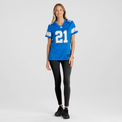 Amik Robertson Detroit Lions Women's Team Game Jersey - Blue | Nike outlet