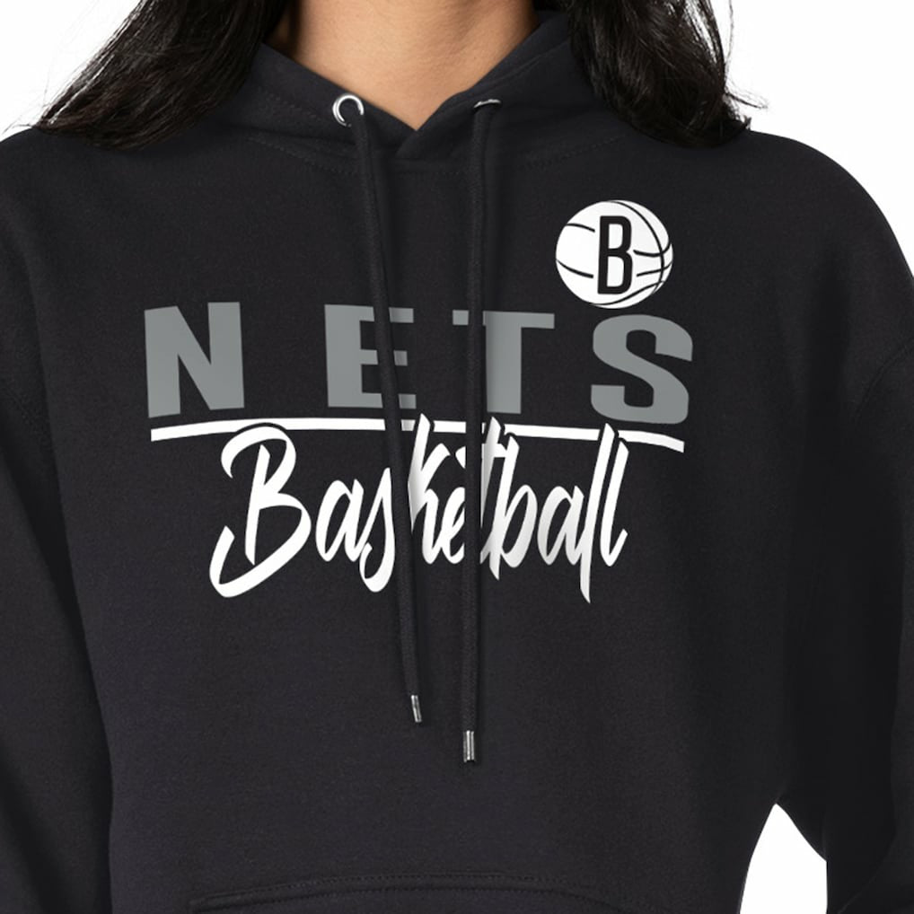 Brooklyn Nets G-III 4Her by Carl Banks Women's Graphics Fleece Pullover Hoodie - Black sale