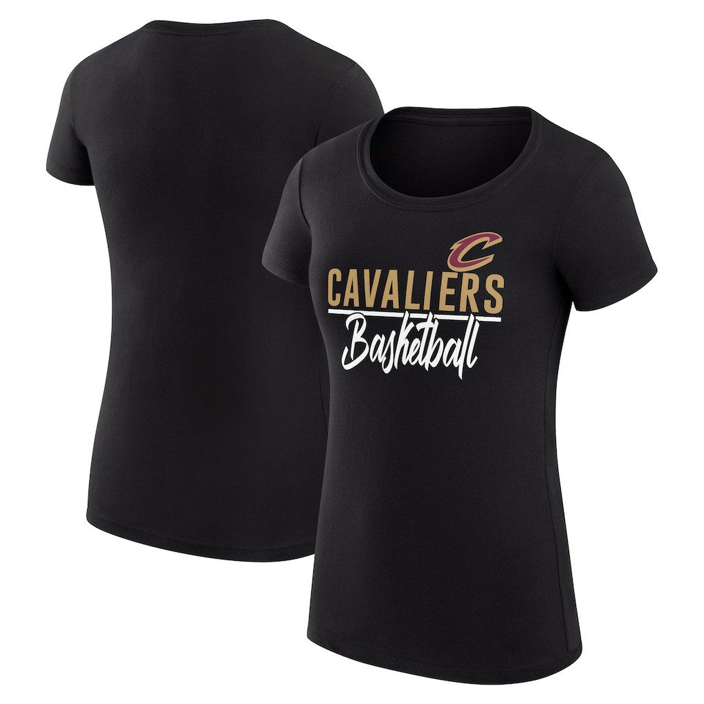 Cleveland Cavaliers G-III 4Her by Carl Banks Women's Super-Slim Fit Lightweight Team Sport V-Neck T-Shirt sale - Black sale