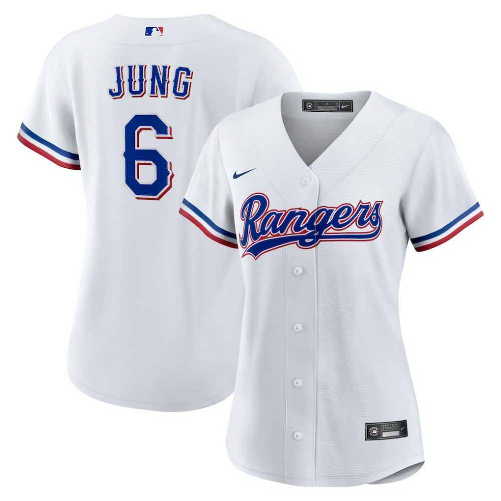 Josh Jung Texas Rangers Women's Home Replica Jersey - White | Nike