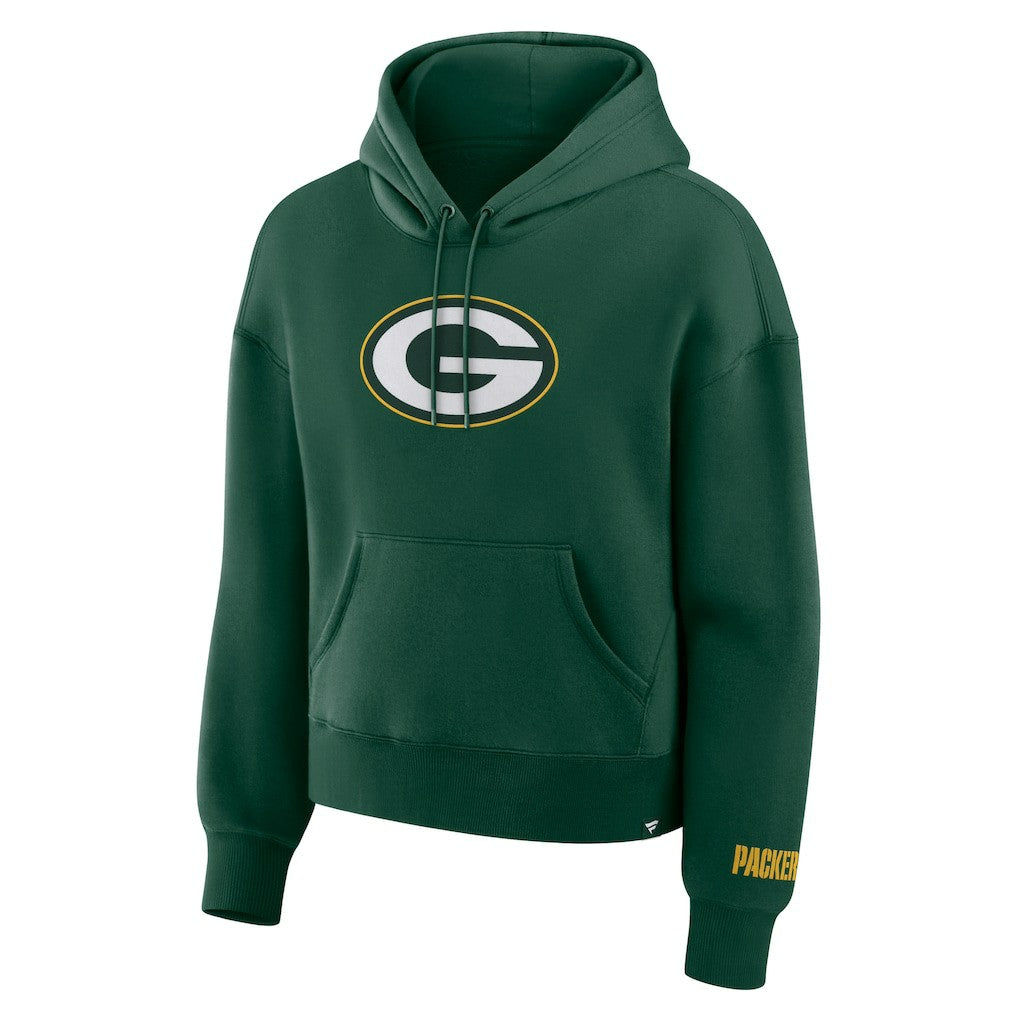 Green Bay Packers Women's Legacy Fleece Pullover Hoodie - Green outlet