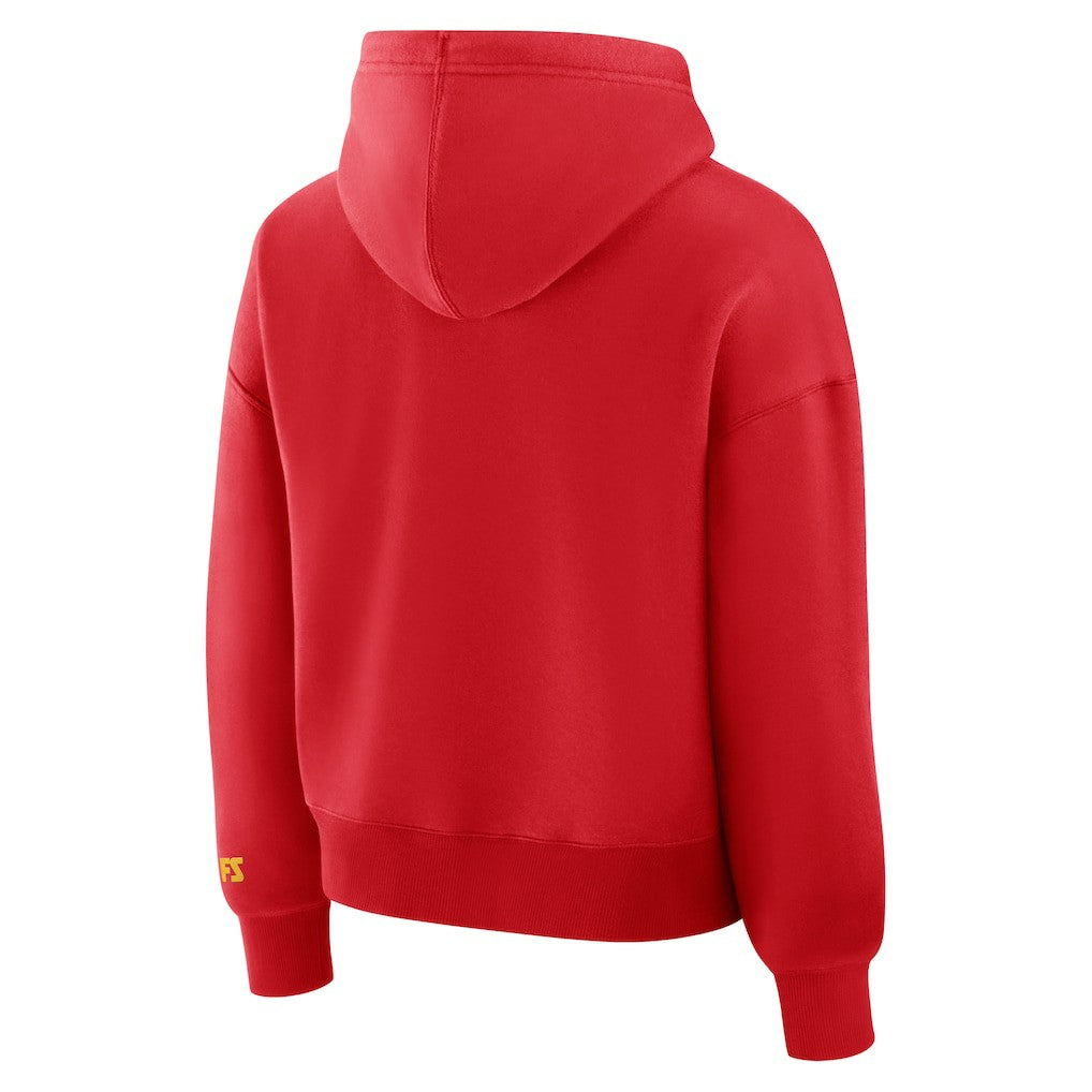 Kansas City Chiefs Women's Legacy Fleece Pullover Hoodie - Red on sale