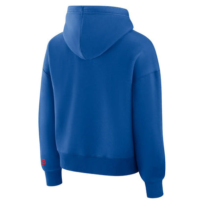 Buffalo Bills Women's Legacy Fleece Pullover Hoodie - Royal on sale