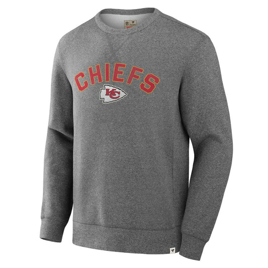 Kansas City Chiefs Loop Terry Pullover Sweatshirt - Heather Gray online
