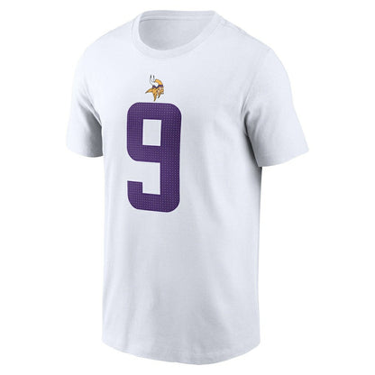 J.J. McCarthy Minnesota Vikings Player Name & Number T-Shirt - White | Nike online