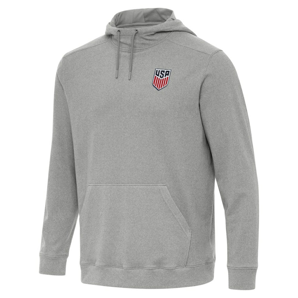 USMNT Antigua Cloud Pullover Hoodie - Heather Gray cheap