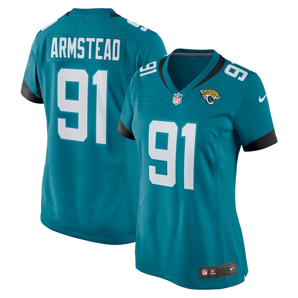 Arik Armstead Jacksonville Jaguars Women's Team Game Jersey - Teal | Nike sale