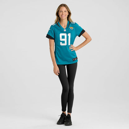 Arik Armstead Jacksonville Jaguars Women's Team Game Jersey - Teal | Nike sale