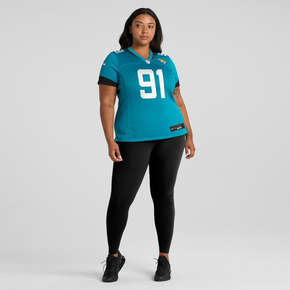Arik Armstead Jacksonville Jaguars Women's Team Game Jersey - Teal | Nike sale