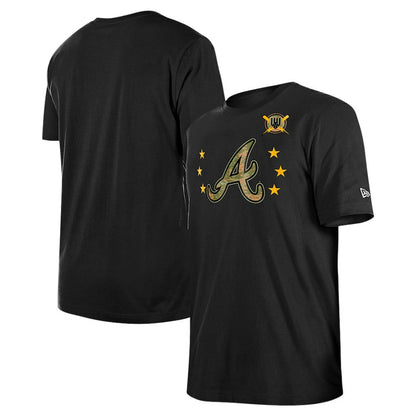 Atlanta Braves 2024 Armed Forces Day T-Shirt - Black | New Era