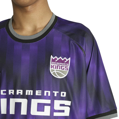Sacramento Kings Authmade x NBA Soccer Kit Fashion Jersey - Purple cheap