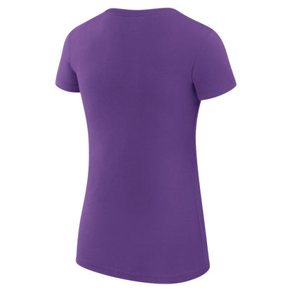 Colorado Rockies G-III 4Her by Carl Banks Women's Super-Slim Fit Lightweight Team Logo Graphic T-Shirt - Purple