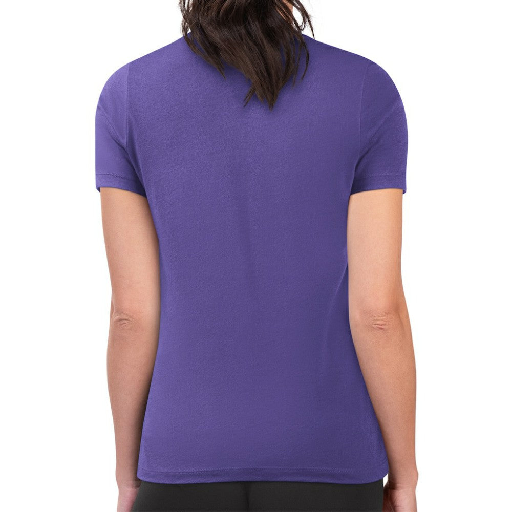 Colorado Rockies G-III 4Her by Carl Banks Women's Super-Slim Fit Lightweight Team Logo Graphic T-Shirt - Purple