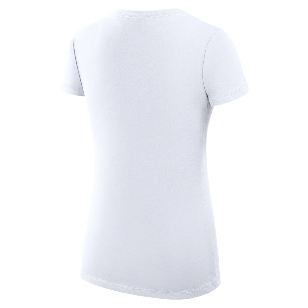 Seattle Mariners G-III 4Her by Carl Banks Women's Super-Slim Fit Lightweight Team Logo Graphic V-Neck T-Shirt - White