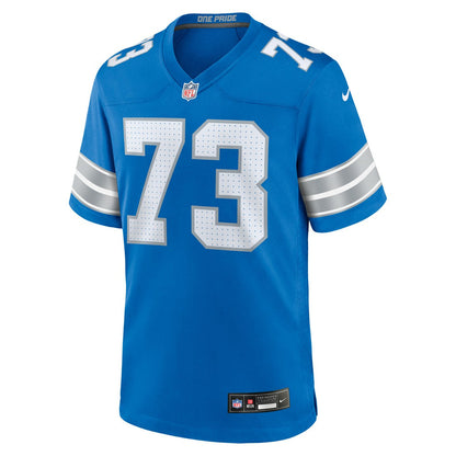 Christian Mahogany Detroit Lions Team Game Jersey - Blue | Nike for sale