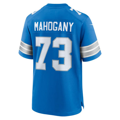 Christian Mahogany Detroit Lions Team Game Jersey - Blue | Nike for sale