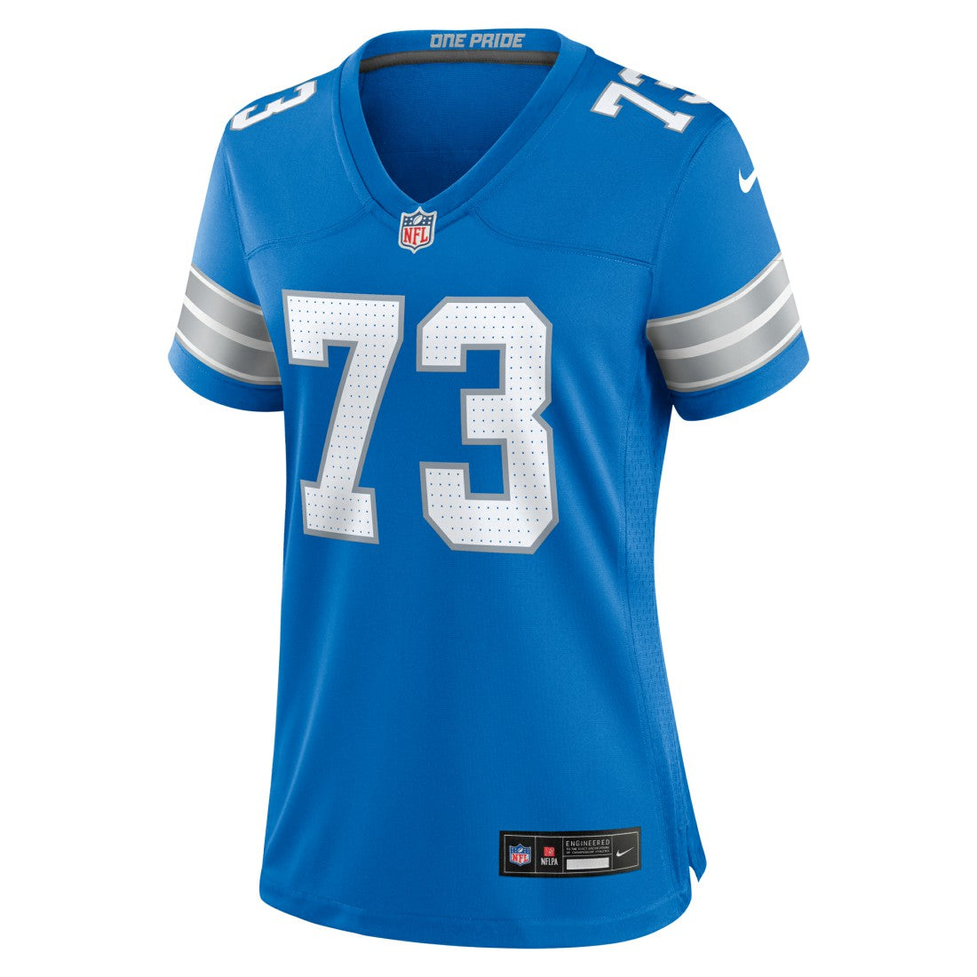 Christian Mahogany Detroit Lions Women's Team Game Jersey - Blue | Nike cheap