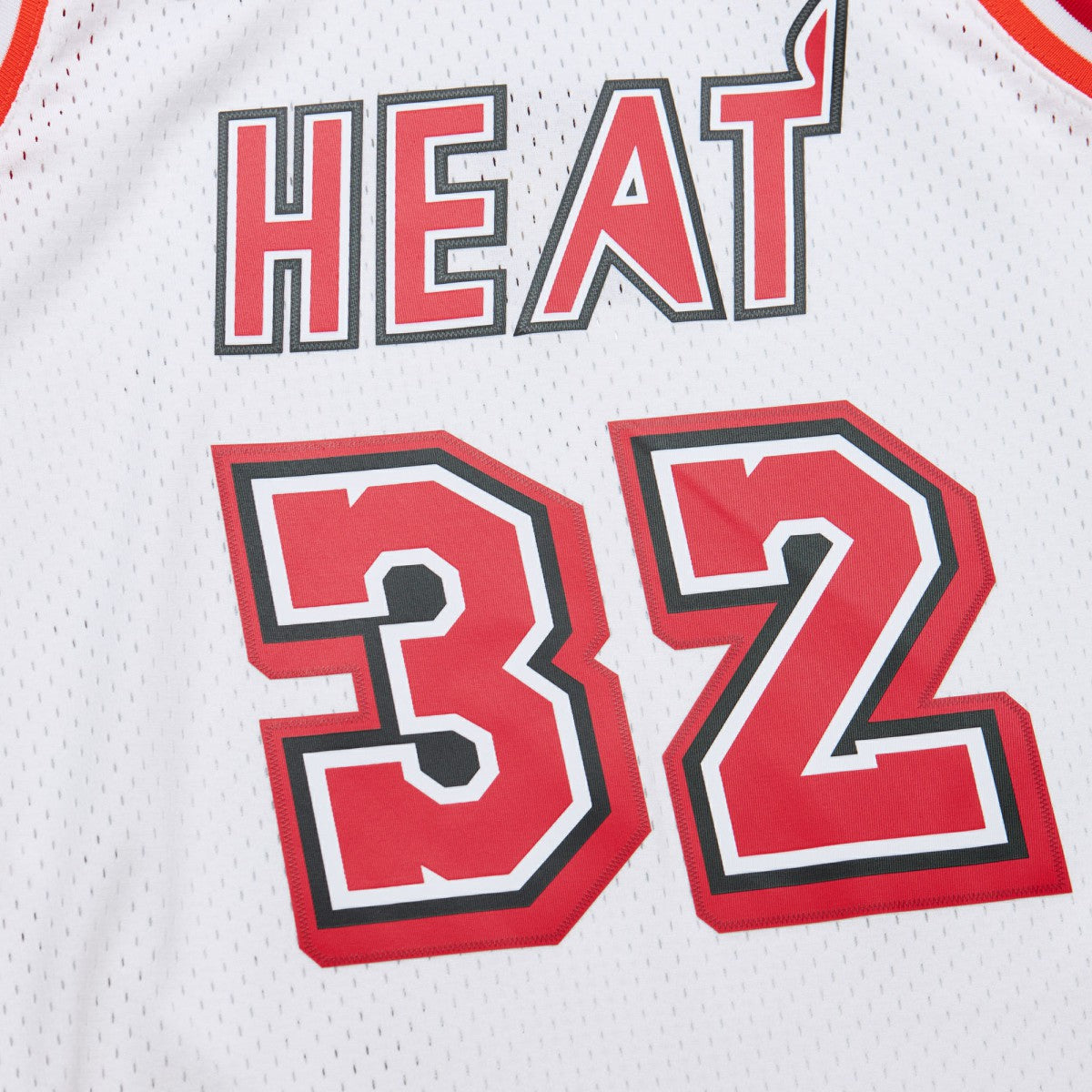 Shaquille O'Neal Miami Heat 2007/08 Hardwood Classics Swingman Jersey - White | Mitchell & Ness discount
